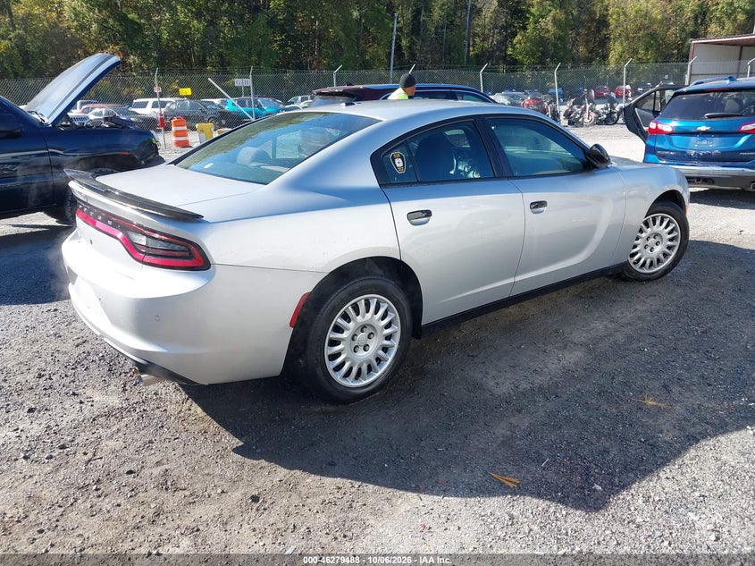 Vin: 2c3cdxkt4kh529746, lot: 46779634, dodge charger police awd 20194