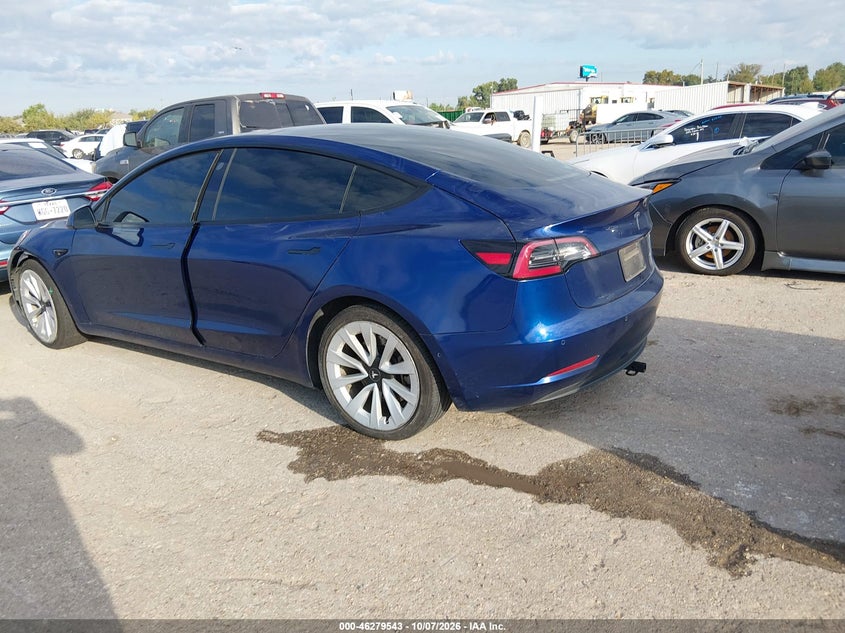 Vin: 5yj3e1eb1mf064747, lot: 46779689, tesla model 3 long range dual motor all-wheel drive 20213