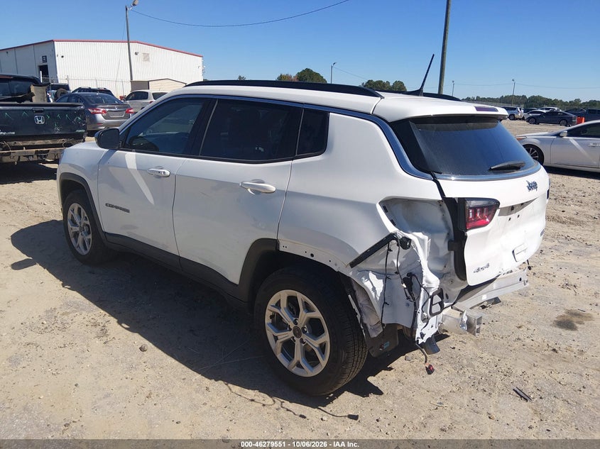Vin: 3c4njdbn6st540378, lot: 46779697, jeep compass latitude 4x4 20253