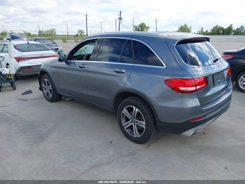 Vin: wdc0g4jb7jv049598, lot: 46779724, mercedes-benz glc 300 20183