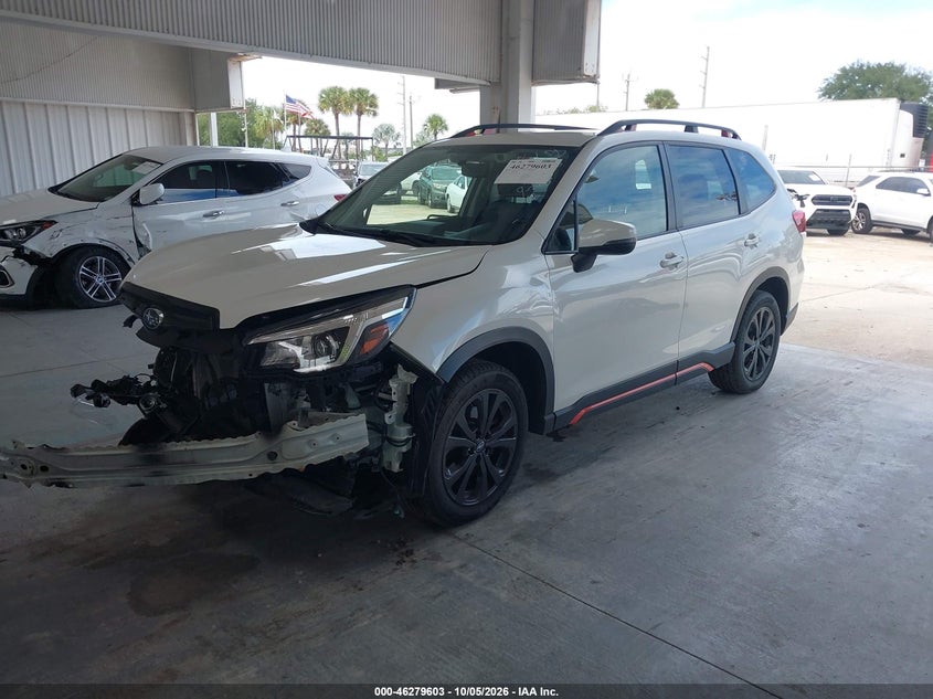 Vin: jf2skakcxkh404655, lot: 46779749, subaru forester sport 20192