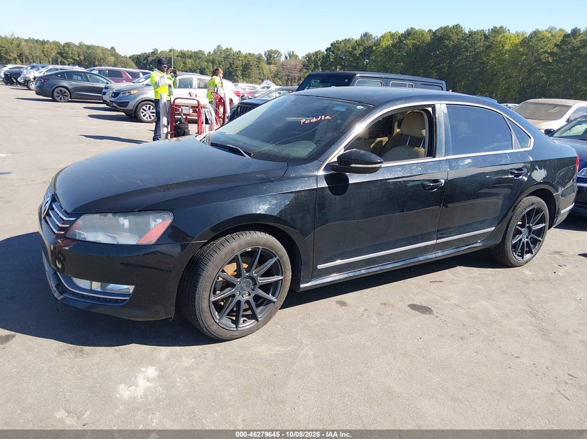 VOLKSWAGEN PASSAT 2012 VIN 1VWCN7A39CC001695