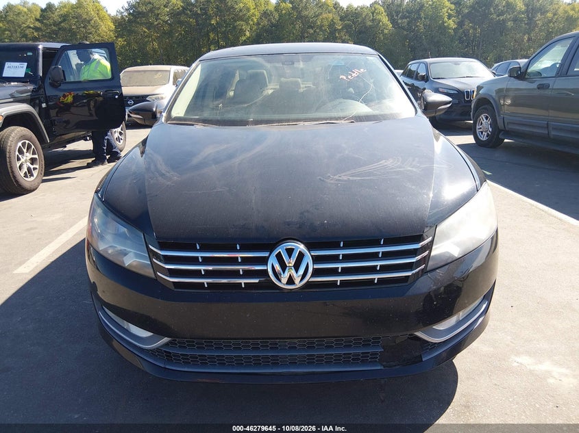 VOLKSWAGEN PASSAT 2012 VIN 1VWCN7A39CC001695
