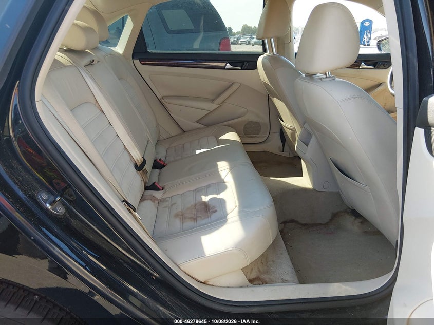 VOLKSWAGEN PASSAT 2012 VIN 1VWCN7A39CC001695