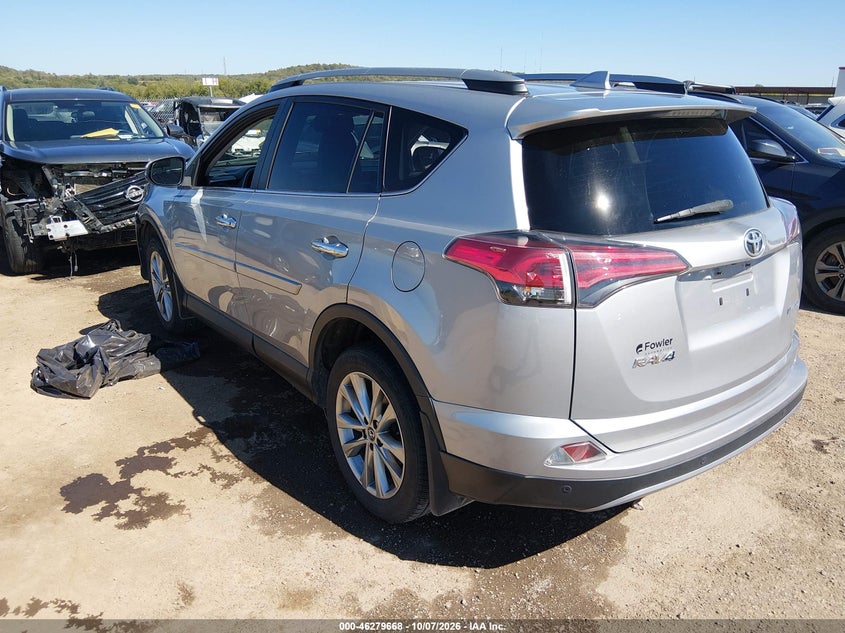 Vin: 2t3yfrev6jw448296, lot: 46779814, toyota rav4 limited 20183