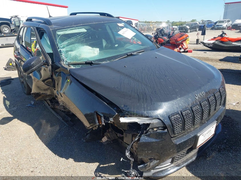 Vin: 1c4pjllb9md220858, lot: 46779845, jeep cherokee altitude fwd 20211