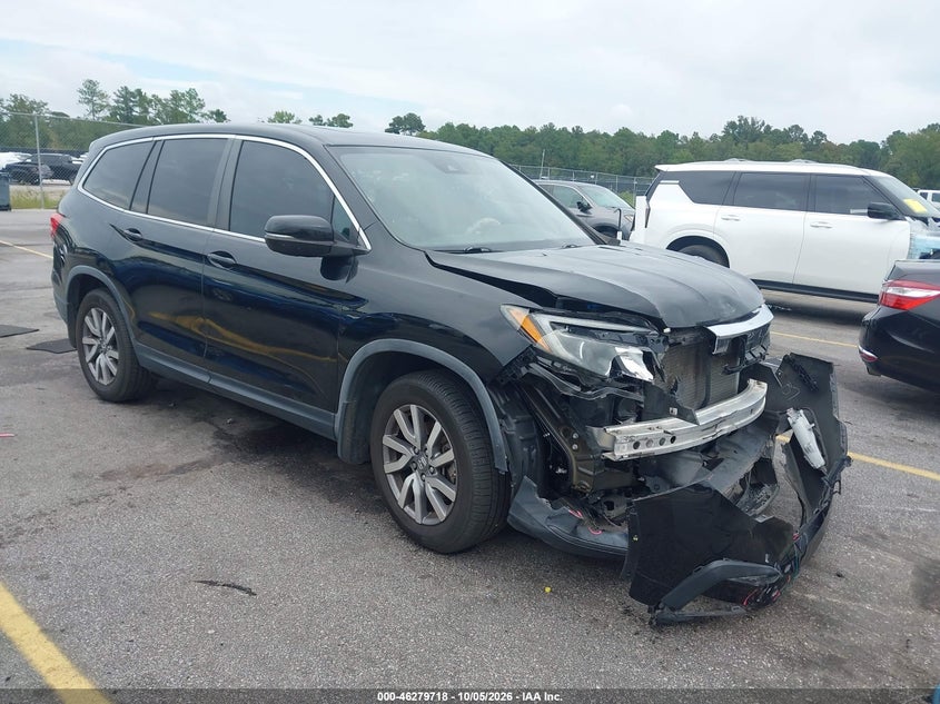 Vin: 5fnyf5h59kb036448, lot: 46779864, honda pilot ex-l 20191