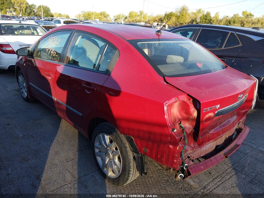 Vin: 3n1ab6ap1al629089, lot: 46779886, nissan sentra 2.0s 20103