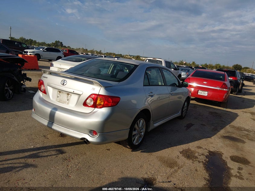 Vin: 1nxbu4ee1az372686, lot: 46779891, toyota corolla s 20104