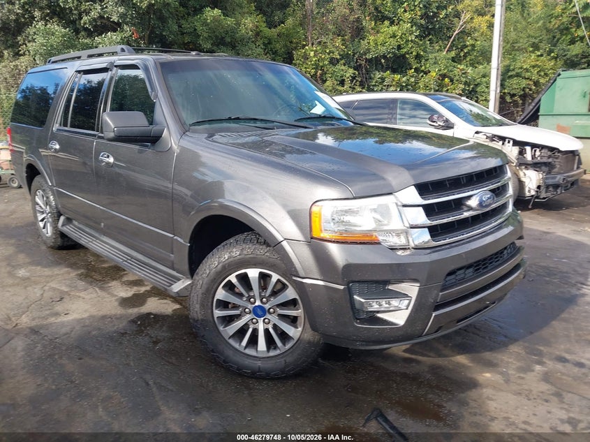 Vin: 1fmjk1ht1gef49475, lot: 46779894, ford expedition el xlt 20161
