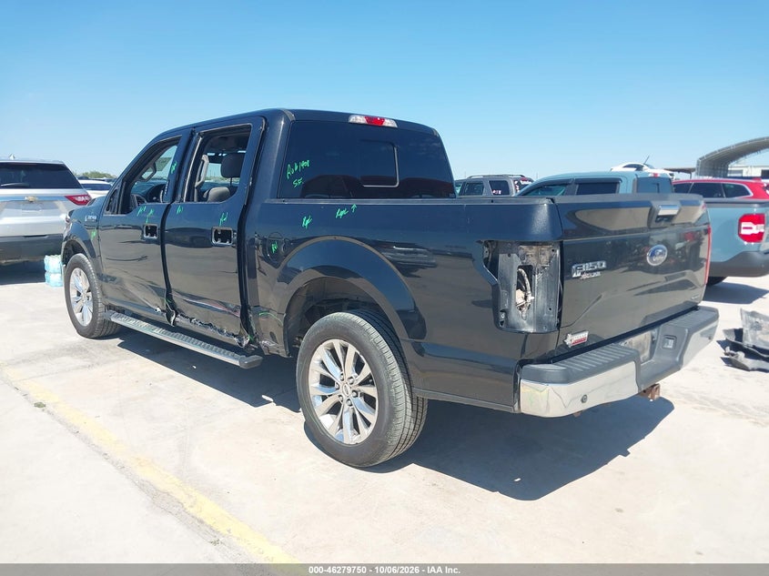 Vin: 1ftew1cf6ffa39207, lot: 46779896, ford f-150 xlt 20153