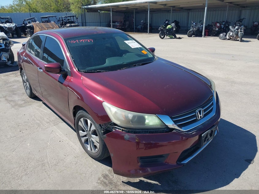 Vin: 1hgcr2f39da172576, lot: 46779935, honda accord lx 20131