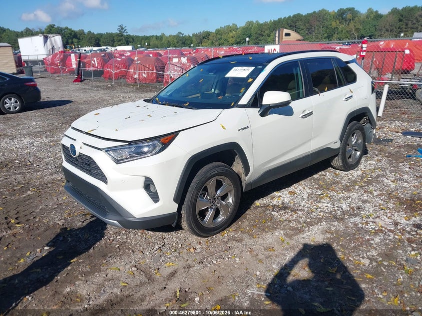 Vin: 4t3d6rfv5mu056587, lot: 46779947, toyota rav4 hybrid limited 20212