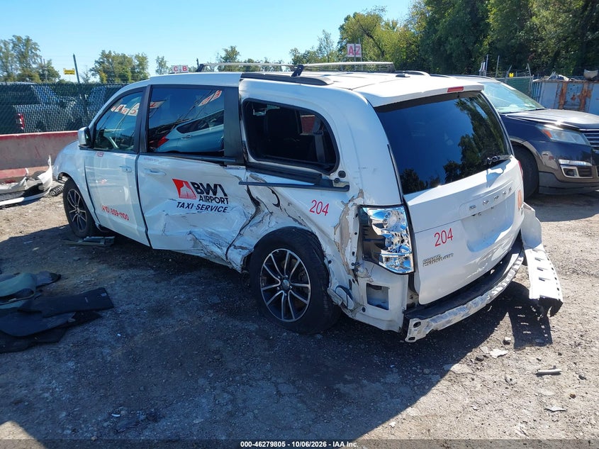 Vin: 2c4rdgegxjr283735, lot: 46779952, dodge grand caravan gt 20183