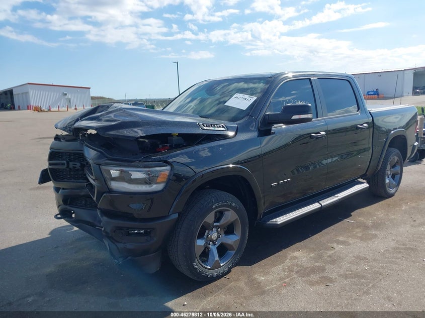 Vin: 1c6srfft8nn250932, lot: 46779958, ram 1500 big horn  4x4 5'7 box 20222