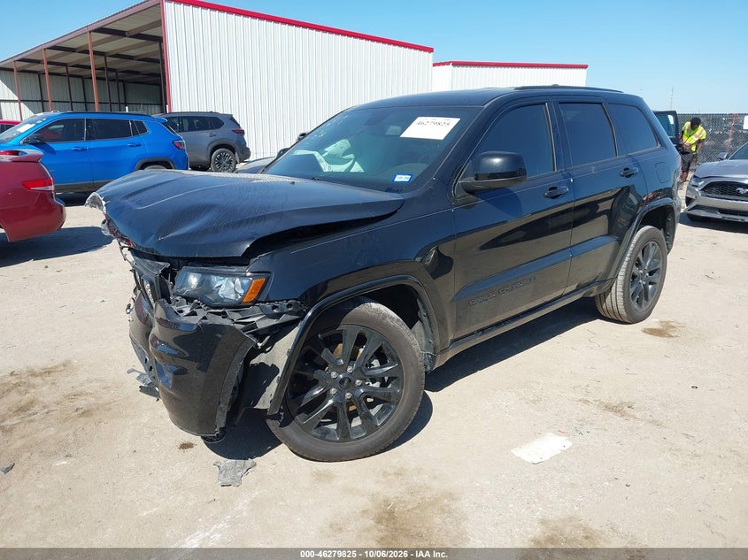 2019 Jeep Grand Cherokee Altitude 4X4, Удар спереди, IAAI, VIN 1C4RJFAG3KC694333 — фото 2