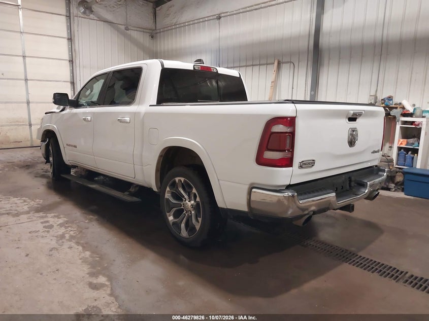 Vin: 1c6srfkm7ln249444, lot: 46779972, ram 1500 laramie longhorn  4x4 5'7 box 20203