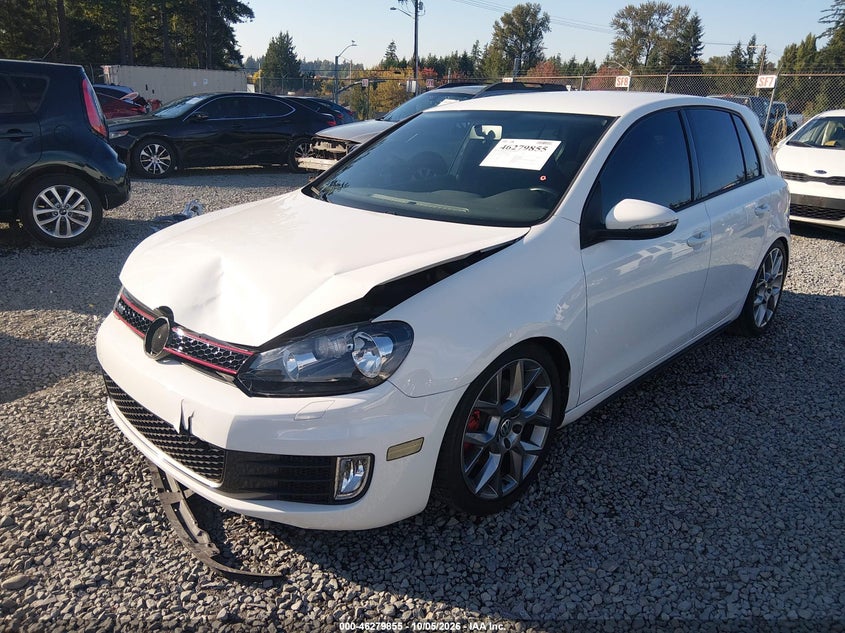 2014 Volkswagen Gti Wolfsburg Edition, Front End, IAAI, VIN WVWHD7AJ7EW000282 — photo 2