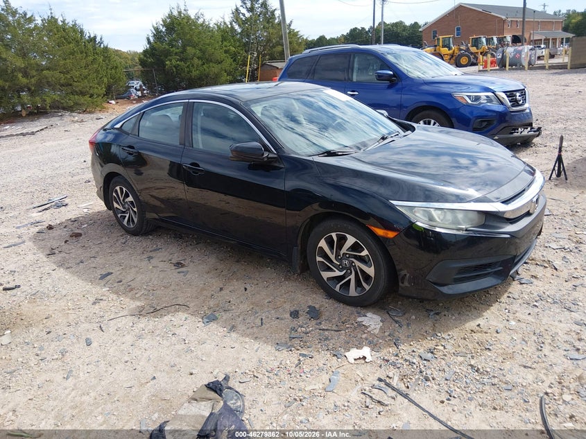 Vin: 19xfc2f70ge049671, lot: 46780008, honda civic ex 20161