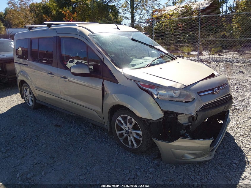 Vin: nm0ge9g76f1223960, lot: 46780027, ford transit connect titanium 20151