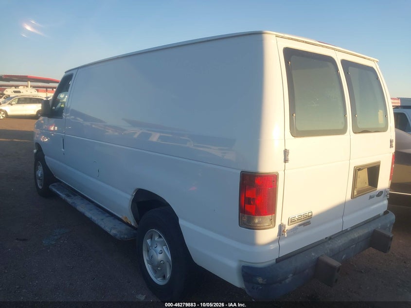 Vin: 1ftne2ew5bdb25233, lot: 46780029, ford e-250 commercial 20113