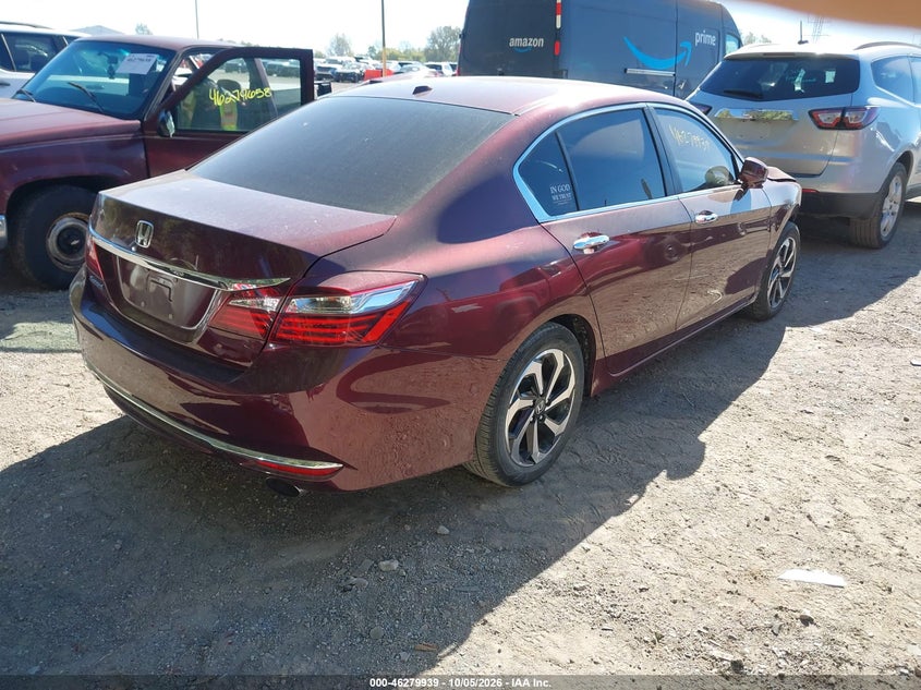 Vin: 1hgcr2f75ga201742, lot: 46780085, honda accord ex 20164