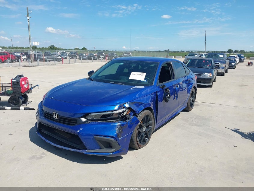 Vin: 2hgfe2f52nh544076, lot: 46780093, honda civic sport 20222
