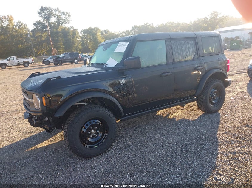 Vin: 1fmee7bh4tla57321, lot: 46780108, ford bronco big bend 20262