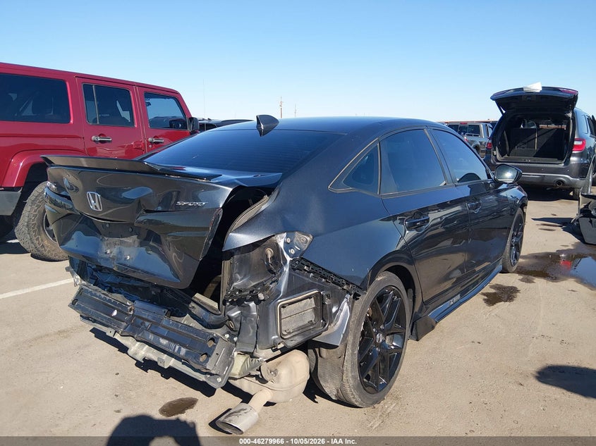 Vin: 2hgfe2f52rh513741, lot: 46780112, honda civic sport 20244