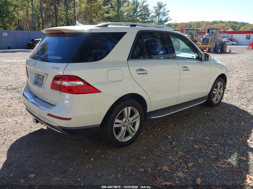 Vin: 4jgda5hb8da171558, lot: 46780124, mercedes-benz ml 350 4matic 20134