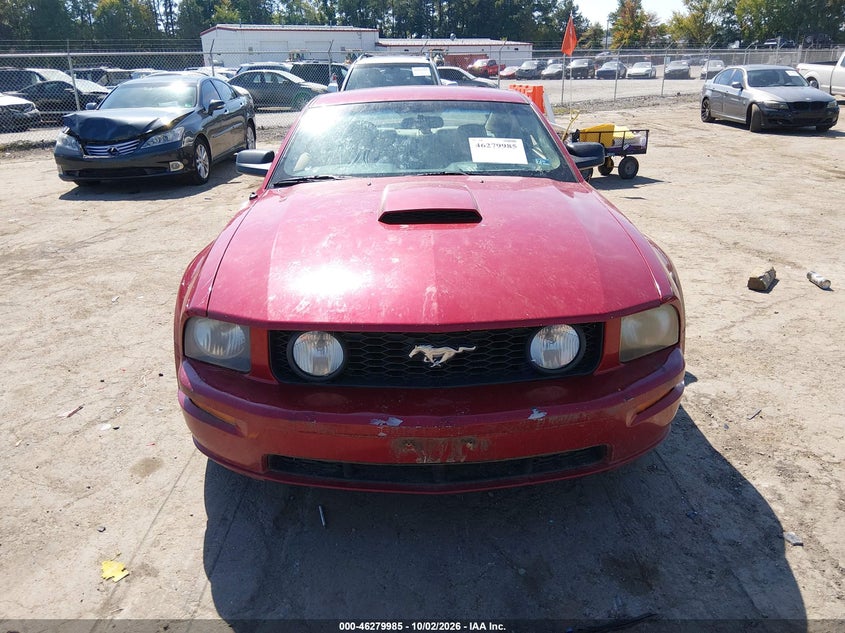 FORD MUSTANG 2008 VIN 1ZVHT82H485138695