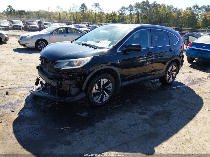 Vin: 5j6rm4h97gl053433, lot: 46780138, honda cr-v touring 20162