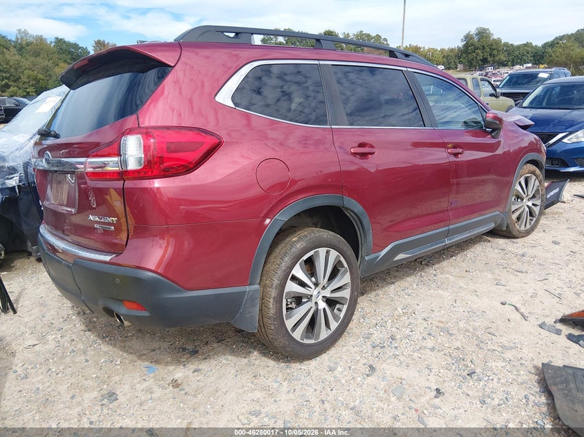 Vin: 4s4wmapd9l3474041, lot: 46780163, subaru ascent limited 20204