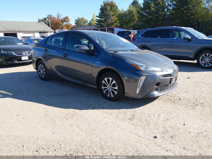 Vin: jtdl9rfu3l3022224, lot: 46780180, toyota prius xle awd-e 20201