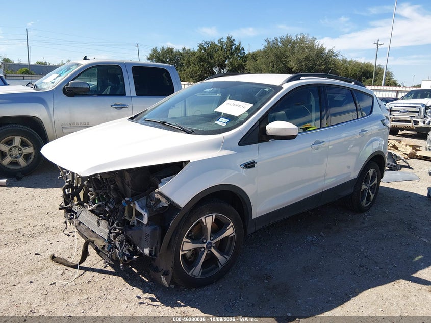 2018 Ford Escape Sel, Front End, IAAI, VIN 1FMCU9HD7JUB27606 — photo 2