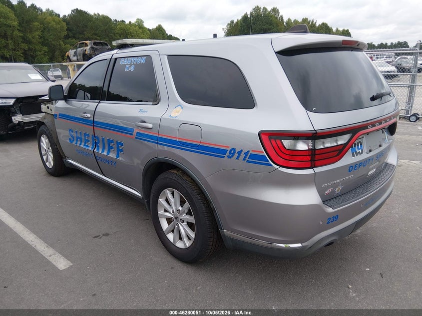 Vin: 1c4sdjft4kc676991, lot: 46780197, dodge durango pursuit awd 20193