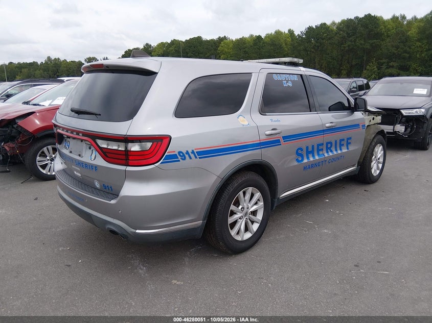 Vin: 1c4sdjft4kc676991, lot: 46780197, dodge durango pursuit awd 20194