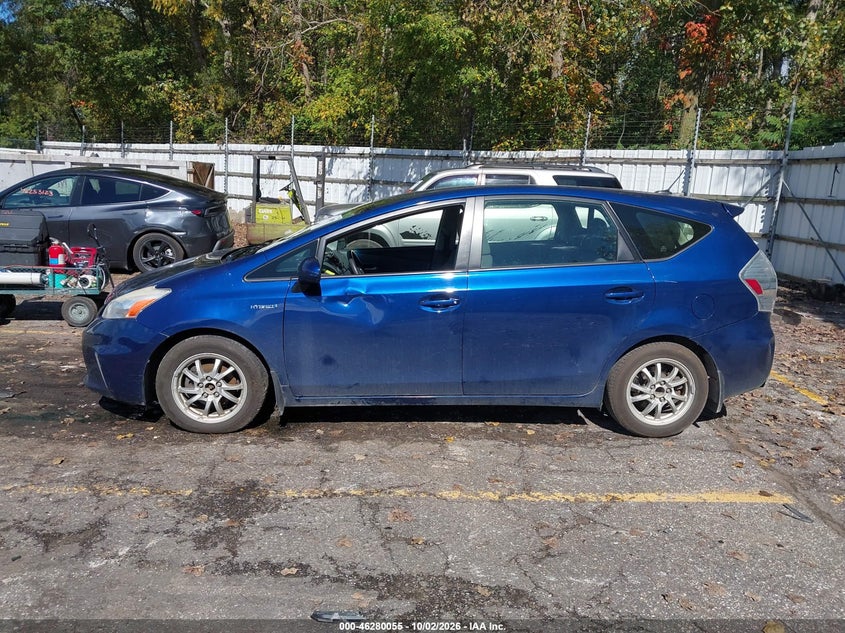 TOYOTA PRIUS V 2012 VIN JTDZN3EU1C3080577