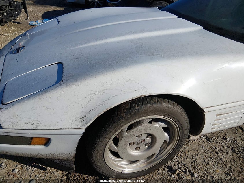 CHEVROLET CORVETTE 1991 VIN 1G1YY2382M5102104