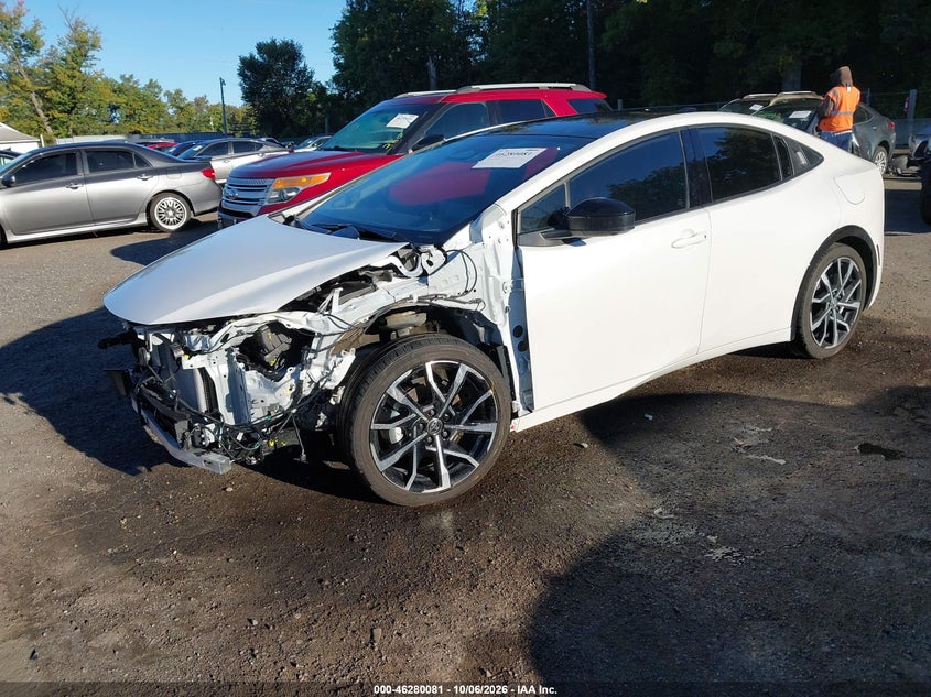 Vin: jtdacacu2t3059487, lot: 46780227, toyota prius plug-in hybrid xse premium 20262