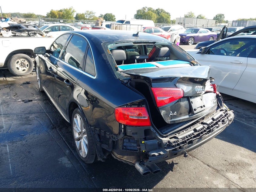 Vin: wauffafl9fn018814, lot: 46780250, audi a4 2.0t premium 20153