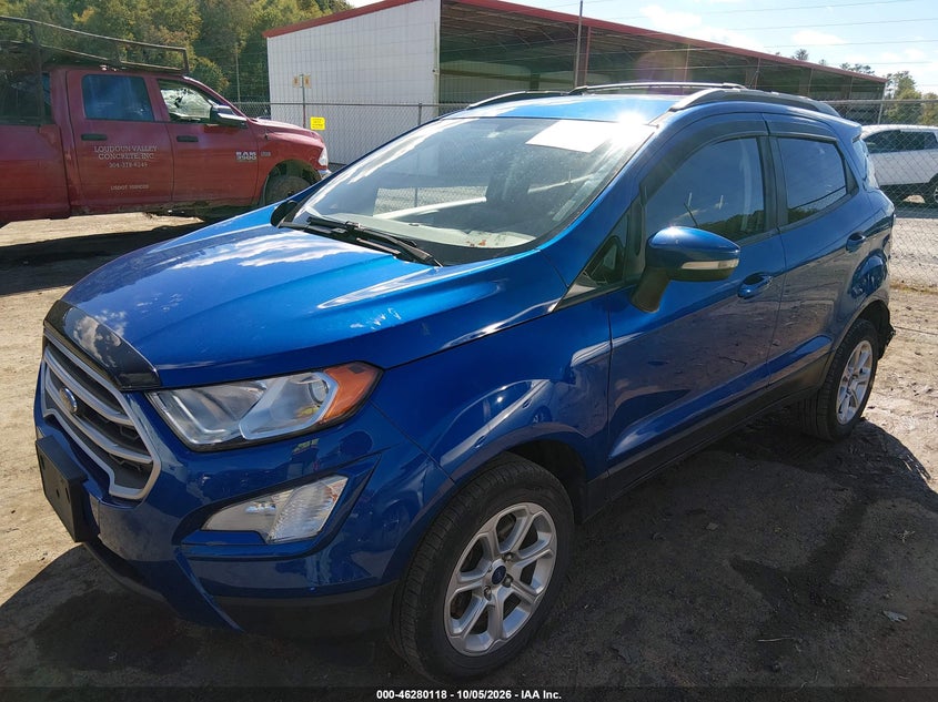 Vin: maj6s3gl2lc329877, lot: 46780264, ford ecosport se 20202