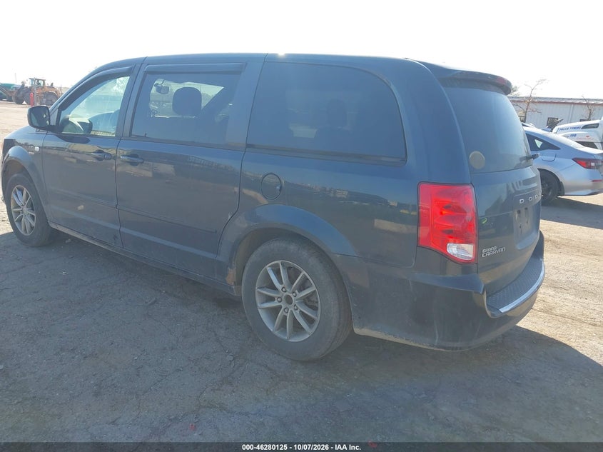 Vin: 2c4rdgbgxer230107, lot: 46780271, dodge grand caravan se 30th anniversary 20143