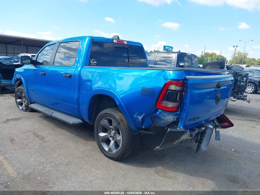 Vin: 1c6rrffg1pn524167, lot: 46780272, ram 1500 lone star  4x4 5'7 box 20233