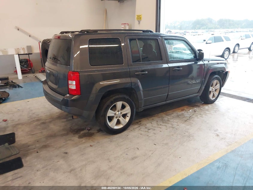 Vin: 1c4njpbb1gd604105, lot: 46780280, jeep patriot sport 20164