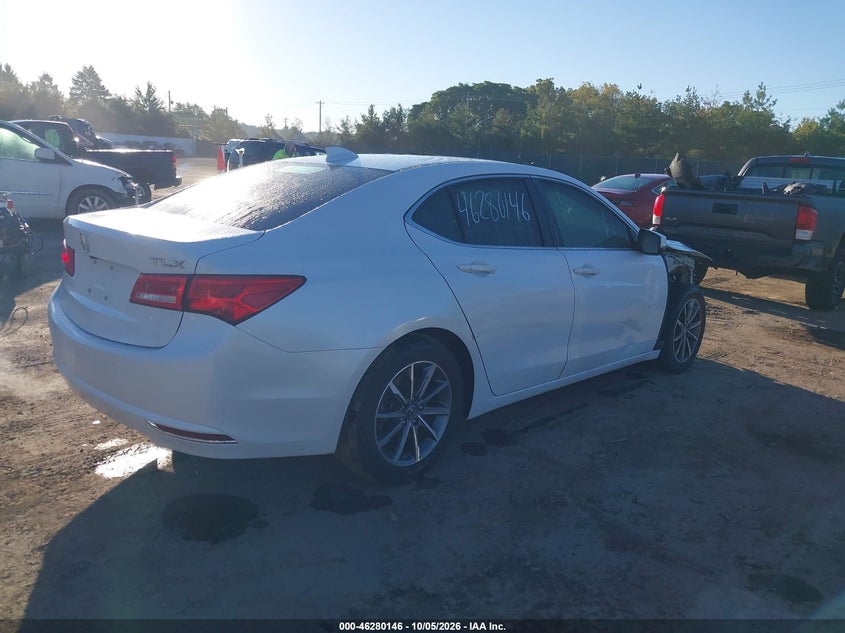 Vin: 19uub1f36ka006077, lot: 46780292, acura tlx standard 20194