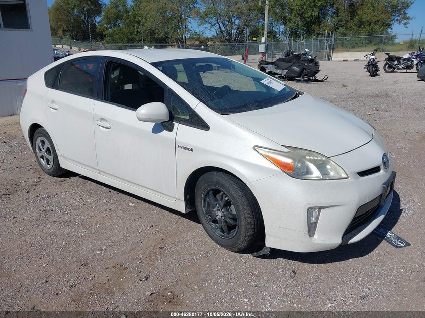 Vin: jtdkn3du3d5604952, lot: 46780323, toyota prius two 20131