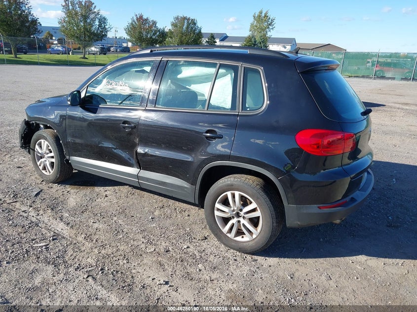 Vin: wvgbv7ax6hk029531, lot: 46780335, volkswagen tiguan 2.0t/2.0t s 20173