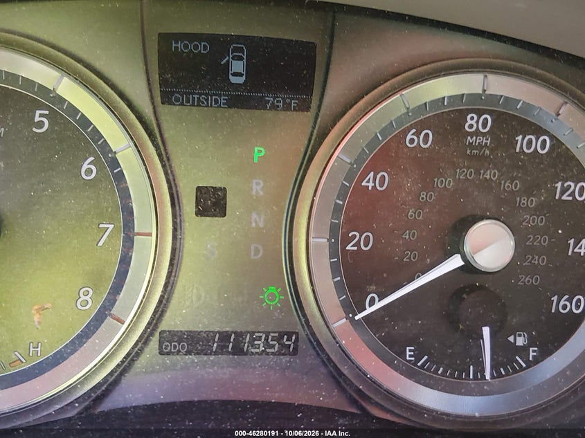 LEXUS ES 350 2009 VIN JTHBJ46G692305178