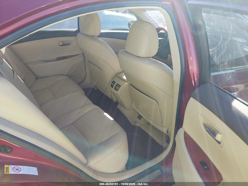 LEXUS ES 350 2009 VIN JTHBJ46G692305178